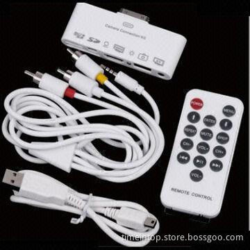 HDMI AV USB Camera Connection Kit for iPad 3/iPad 2/iPhone 4S/3GS/iPod Touch 4, Supports iOS6.0
